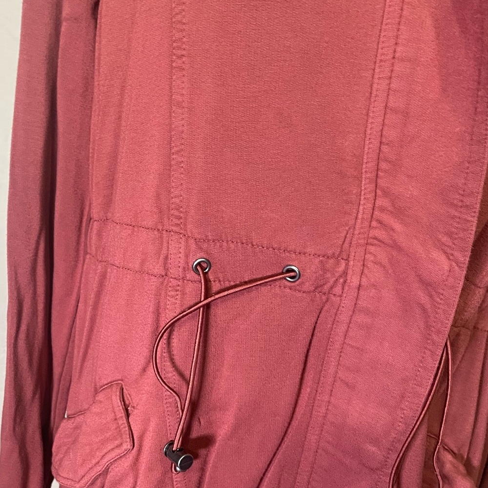 Torrid Twill Essential Anorak Terracotta Utility Hooded Jacket  Size 0 - Picture 8 of 12